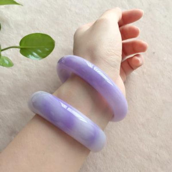 bangle send certificate myanmar jadeite bangle purple women jade bracelet fine jewelry genuine natural burma grade a jades bangles, Black