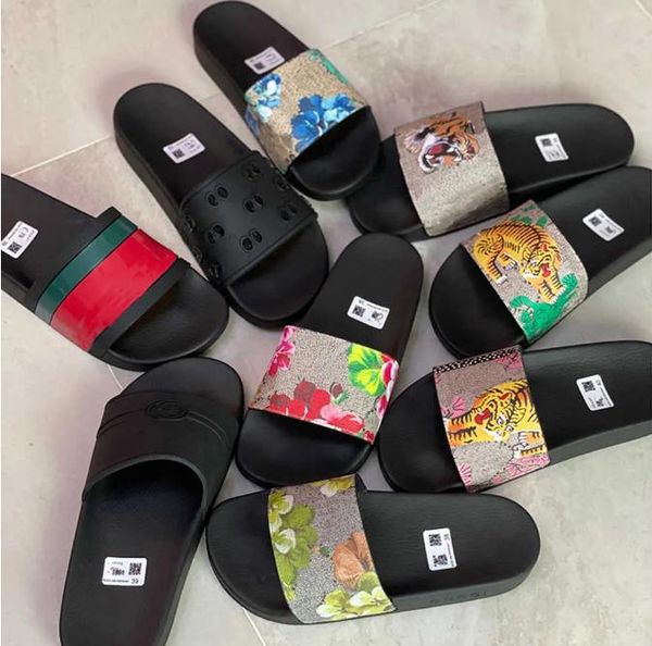 designers sandals men women fashion classic floral brocade slides flats leather rubber heatshoes platform flip flops gear bottoms beach shoe, Black
designers sandals men women fashion classic floral brocade slides flats leather rubber heatshoes platform flip flops gear bottoms beach shoe, Black