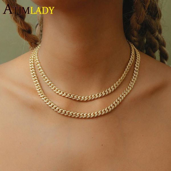 necklaces new 6.5mm width thin cz cuban link chain choker necklace 5a cubic zirconia cz iced out bling hiphop women lady jewelry, Silver
necklaces new 6.5mm width thin cz cuban link chain choker necklace 5a cubic zirconia cz iced out bling hiphop women lady jewelry, Silver