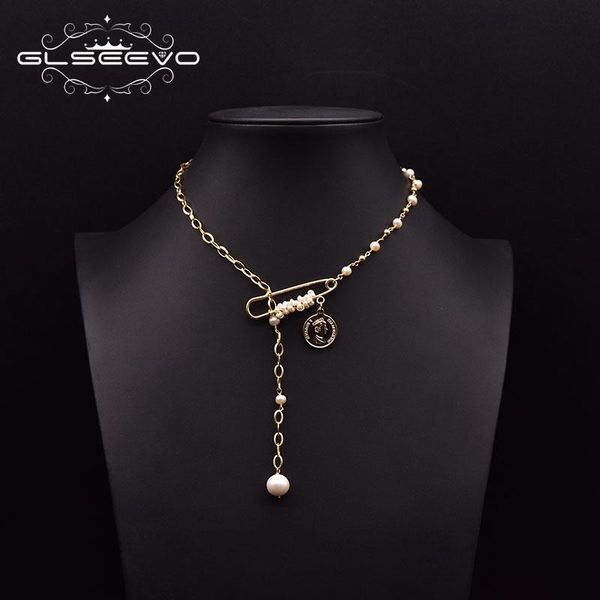 necklaces glseevo natural freshwater pearl necklace women's party gift adjustable tag pendant handmade highend jewelry gn0265, Silver
necklaces glseevo natural freshwater pearl necklace women's party gift adjustable tag pendant handmade highend jewelry gn0265, Silver
