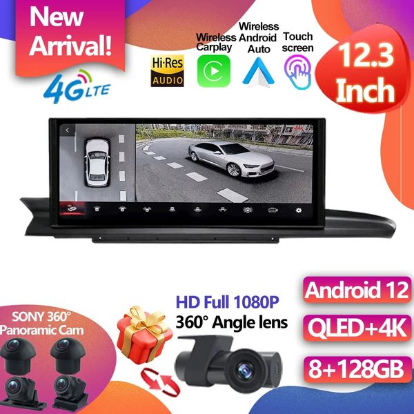 for audi a6 a6l a7 2012 - 2019 12.3inch lhd car radio dvd multimedia player android 12 auto audio gps navigation stereo receiver
for audi a6 a6l a7 2012 - 2019 12.3inch lhd car radio dvd multimedia player android 12 auto audio gps navigation stereo receiver