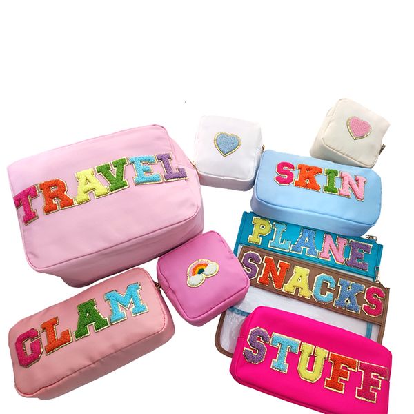 cosmetic bags cases travel stuff letter patches embroidery patch personalize toiletry pouch waterproof storage nylon makeup bag organizer 23
cosmetic bags cases travel stuff letter patches embroidery patch personalize toiletry pouch waterproof storage nylon makeup bag organizer 23