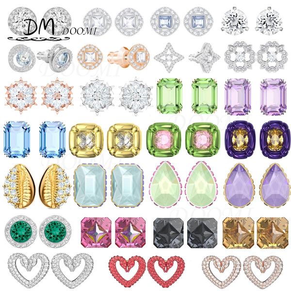 stud swa 2022 new trend stud earrings original fashion jewelry charms girl simple flower love gift ladies, Golden;silver
stud swa 2022 new trend stud earrings original fashion jewelry charms girl simple flower love gift ladies, Golden;silver