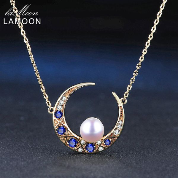 necklaces lamoon 6.5mm 100% natural freshwater pearl jewelry 925 sterling silver jewelry light yellow gold color pendant necklace lmni006 
necklaces lamoon 6.5mm 100% natural freshwater pearl jewelry 925 sterling silver jewelry light yellow gold color pendant necklace lmni006
