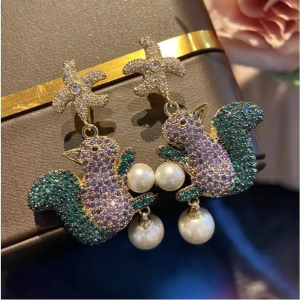 knot s925 silver needle animal squirrel earrings cute starfish pearl earrings female microinlaid zircon goldplated earrings
knot s925 silver needle animal squirrel earrings cute starfish pearl earrings female microinlaid zircon goldplated earrings