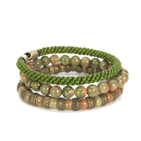 bangle retro multi layer green stone bracelet ethnic special handmade braided three set jewelry gift men women couples gifts, Black
bangle retro multi layer green stone bracelet ethnic special handmade braided three set jewelry gift men women couples gifts, Black