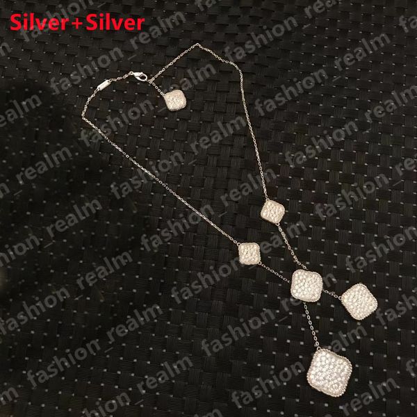 tassel necklace four leaf clover necklace 6 flowers pendant necklaces diamond gold silver designer jewelry women for wedding gift
tassel necklace four leaf clover necklace 6 flowers pendant necklaces diamond gold silver designer jewelry women for wedding gift