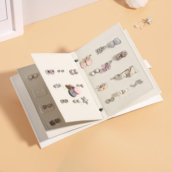 boxes zlalhaja earrings storage book foldable display stand jewelry organizer portable leather jewelry storage holder lady gift, Black;white
boxes zlalhaja earrings storage book foldable display stand jewelry organizer portable leather jewelry storage holder lady gift, Black;white