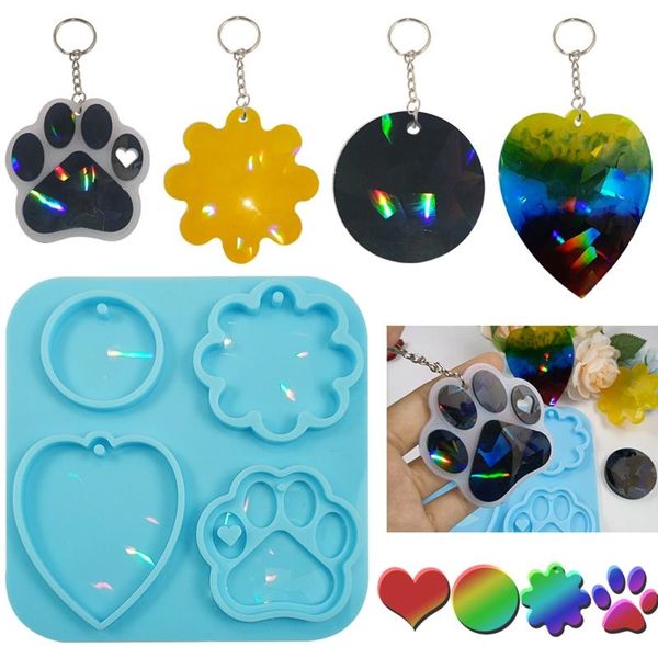 other holographic light and shadow keychain crystal epoxy resin mold jewelry pendant silicone mould diy craft casting tool
other holographic light and shadow keychain crystal epoxy resin mold jewelry pendant silicone mould diy craft casting tool
