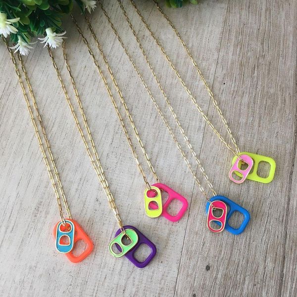 necklaces 5pcs fashion colorful soda pop tab necklace charm gold soda can link chain necklace enamel charm women girl unusual jewelry, Silver
necklaces 5pcs fashion colorful soda pop tab necklace charm gold soda can link chain necklace enamel charm women girl unusual jewelry, Silver