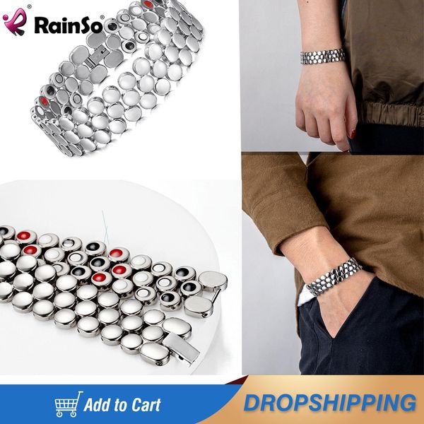 bangle rainso luxury magnetic bracelet homme trendy bio energy jewelry stainless steel bracelets for man women 4in1 health care bangles, Black
bangle rainso luxury magnetic bracelet homme trendy bio energy jewelry stainless steel bracelets for man women 4in1 health care bangles, Black