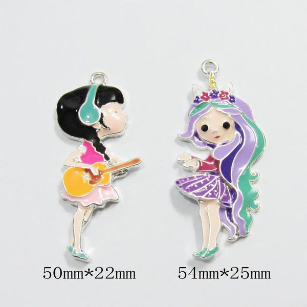 necklaces 10pcs/bag all enamel music girl /fairy pendants for chunky necklace, Silver
necklaces 10pcs/bag all enamel music girl /fairy pendants for chunky necklace, Silver