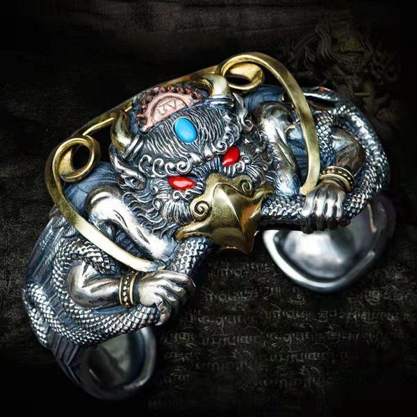 bangle cangji handmade silver bracelet dapeng bird men and women open retro bracelet fashion personality trend jewelry accessories, Black
bangle cangji handmade silver bracelet dapeng bird men and women open retro bracelet fashion personality trend jewelry accessories, Black