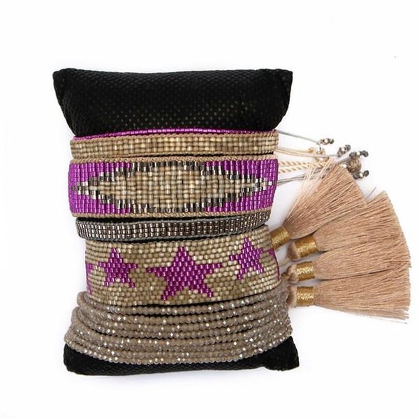 bangle zhongvi star bracelet for ladies miyuki bead bracelets set handmade gift for the new year wrap pulsera jewelry tassel jewellery, Black
bangle zhongvi star bracelet for ladies miyuki bead bracelets set handmade gift for the new year wrap pulsera jewelry tassel jewellery, Black