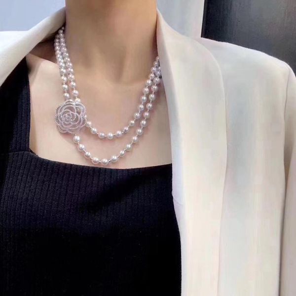 necklaces 7~8mm 2 kinds wearing four seasons flower zircon long pearl necklace party / wedding highend dress chain women charm necklace, Silver
necklaces 7~8mm 2 kinds wearing four seasons flower zircon long pearl necklace party / wedding highend dress chain women charm necklace, Silver