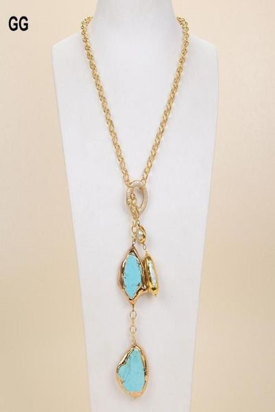 pendant necklaces guaiguai jewelry 27quot white biwa pearl blue turquoise gems stone lariat chain necklace6564390, Silver
pendant necklaces guaiguai jewelry 27quot white biwa pearl blue turquoise gems stone lariat chain necklace6564390, Silver
