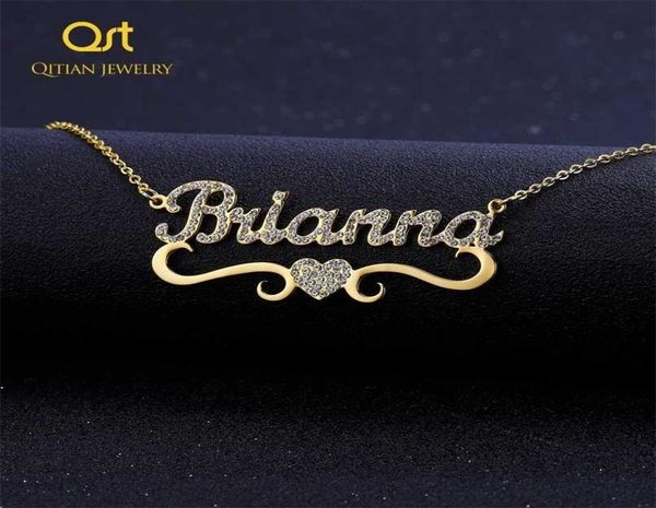 heart with personalized name necklace for women custom gold stainless steel blingbling pendant personalise iced out necklace 220112788700, Silver
heart with personalized name necklace for women custom gold stainless steel blingbling pendant personalise iced out necklace 220112788700, Silver