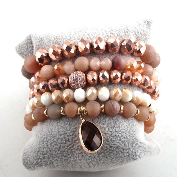 bangle fashion jewelry beautiful multi bracelet set natural stone crystal pave bracelets sets, Black
bangle fashion jewelry beautiful multi bracelet set natural stone crystal pave bracelets sets, Black