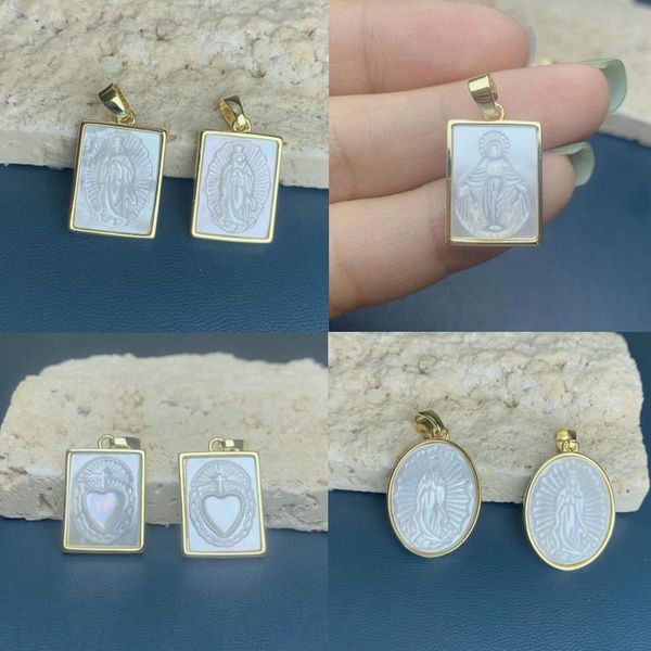 other 5pcs/lot fashion religion charm gold plated with shell religion pendant fine virgin mary jewelry making component wholesale
other 5pcs/lot fashion religion charm gold plated with shell religion pendant fine virgin mary jewelry making component wholesale