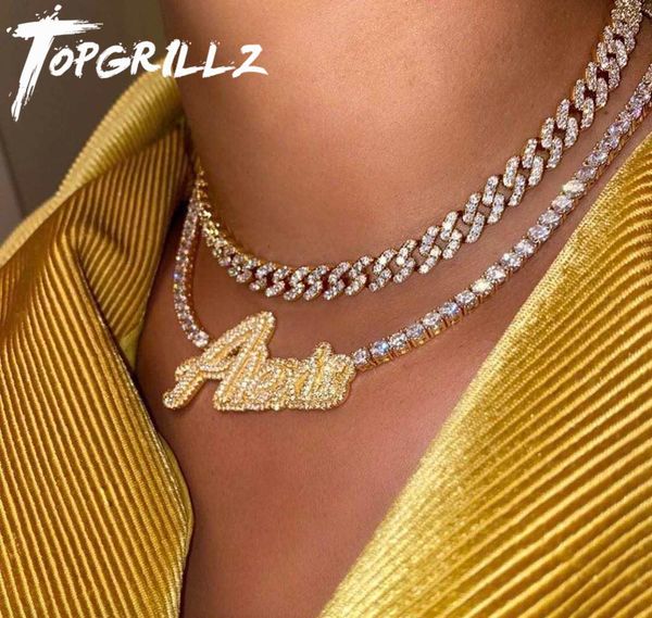 necklaces rillz new az custom name letters pendant with 4mm tennis chain micro pave cz hip hop jewelry for women men, Silver
necklaces rillz new az custom name letters pendant with 4mm tennis chain micro pave cz hip hop jewelry for women men, Silver
