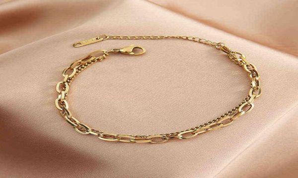 2021 charm stainless steel chain bracelet minimalist metal texture wrist fine jewelry party gift accessories1874054, Black
2021 charm stainless steel chain bracelet minimalist metal texture wrist fine jewelry party gift accessories1874054, Black