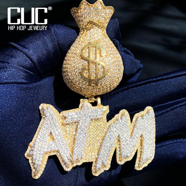 necklaces custom brush script cursive letter name pendant men hip hop necklace with dollar bag bail customized number rock rapper jewelry, Silver
necklaces custom brush script cursive letter name pendant men hip hop necklace with dollar bag bail customized number rock rapper jewelry, Silver