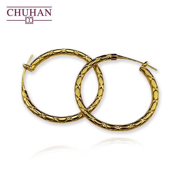 huggie chuhan real 18k gold rhombus plaid earrings au750 classic style gift for women fine jewelry, Golden;silver
huggie chuhan real 18k gold rhombus plaid earrings au750 classic style gift for women fine jewelry, Golden;silver