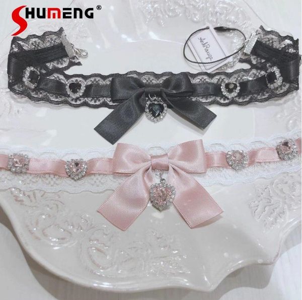 neck ties japanese style cute heart shaped lace stickers necklace collar choker female stitching sweet girl s accesorios 230519, Blue;purple
neck ties japanese style cute heart shaped lace stickers necklace collar choker female stitching sweet girl s accesorios 230519, Blue;purple