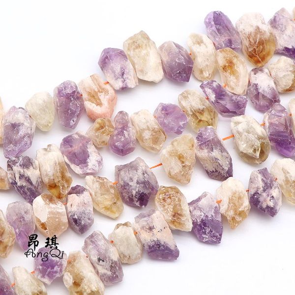 crystal 13x30mm mix amethysts citrines quartz rough beads orm raw nugget beads for jewelry making pendant jewelry craft making 15''
crystal 13x30mm mix amethysts citrines quartz rough beads orm raw nugget beads for jewelry making pendant jewelry craft making 15''