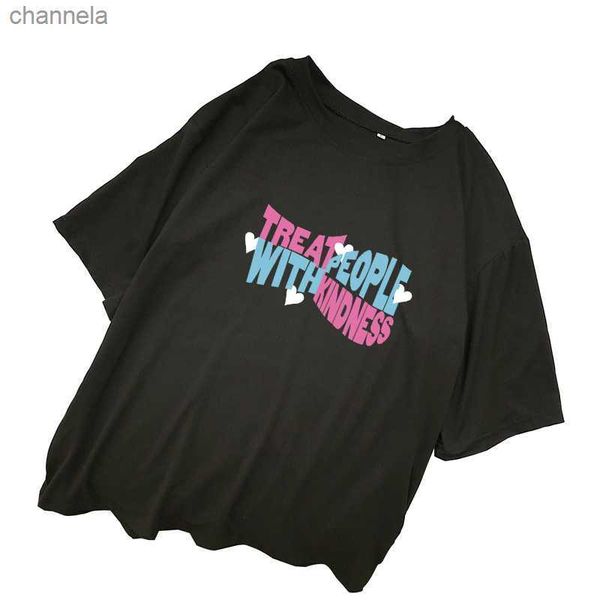 men's t-shirts treat people with kindness t shirt for womens harajuku styles mens themed woman tshirts new korean style clothes, White;black
men's t-shirts treat people with kindness t shirt for womens harajuku styles mens themed woman tshirts new korean style clothes, White;black