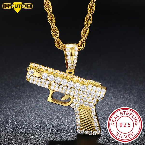 necklaces iceoutbox 100% real 925 sterling silver gun pendant iced out cubic zirconia hip hop fashion delicate jewelry gifts
necklaces iceoutbox 100% real 925 sterling silver gun pendant iced out cubic zirconia hip hop fashion delicate jewelry gifts