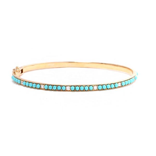 bangle 2022 new design fashion women girl party charm jewelry gold color sparking clear cz paved round turquoise bangles bracelet gifts, Black
bangle 2022 new design fashion women girl party charm jewelry gold color sparking clear cz paved round turquoise bangles bracelet gifts, Black