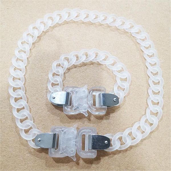necklaces alyx 1017 9sm frosted transparent acrylic necklace buckle clavicle chain, Silver
necklaces alyx 1017 9sm frosted transparent acrylic necklace buckle clavicle chain, Silver