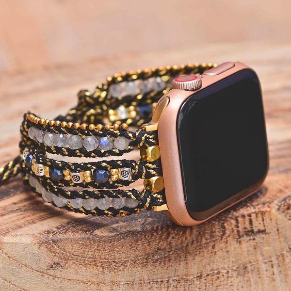 bangle charming natural stone apple watch band boho labradorite relieve pressure single wrap apple watch strap wholesale dropshipping, Black
bangle charming natural stone apple watch band boho labradorite relieve pressure single wrap apple watch strap wholesale dropshipping, Black
