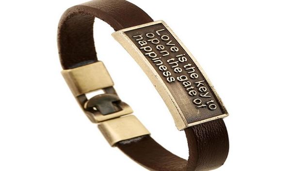 fashion national wind 100 cowhide bracelet boyman retro alloy love is the key to open the gate of happiness leather bracelet 122321220, White
fashion national wind 100 cowhide bracelet boyman retro alloy love is the key to open the gate of happiness leather bracelet 122321220, White