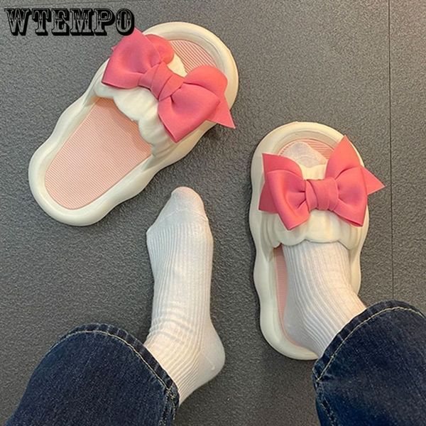 slippers wtempo bow tie womens ladies outerwear pvc flat bottom sandals women fashion one word thick 230520, Black
slippers wtempo bow tie womens ladies outerwear pvc flat bottom sandals women fashion one word thick 230520, Black