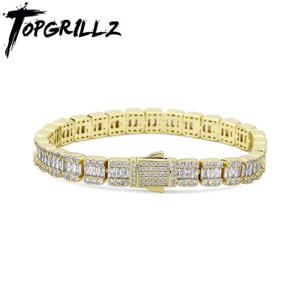 bangle rillz new 10mm baguette cz bracelet with spring clasp highquality mixed inlaid jewelry hip hop fashion daily accessories, Black
bangle rillz new 10mm baguette cz bracelet with spring clasp highquality mixed inlaid jewelry hip hop fashion daily accessories, Black