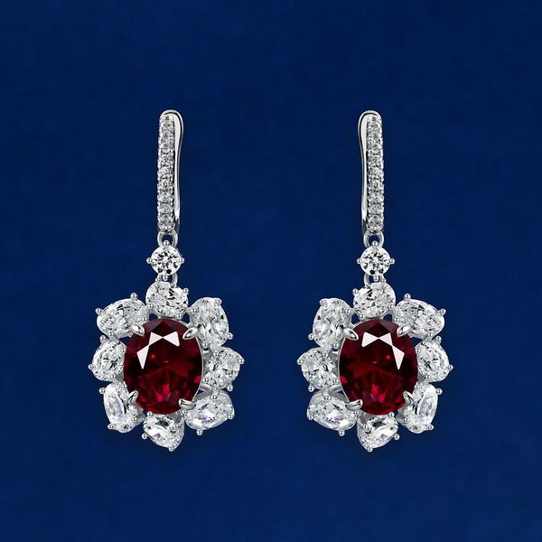 knot oevas 100% 925 sterling silver 9*11 eggshaped red corundum earrings high carbon diamond for women sparking wedding fine jewelry
knot oevas 100% 925 sterling silver 9*11 eggshaped red corundum earrings high carbon diamond for women sparking wedding fine jewelry