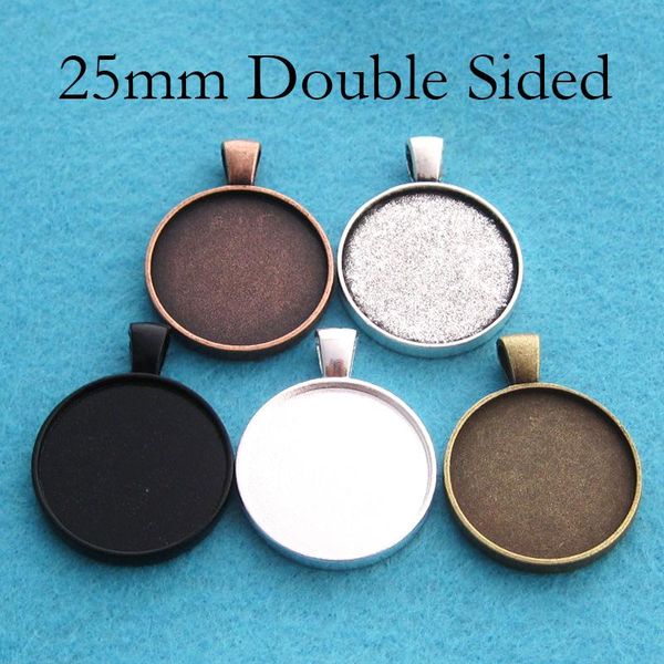 polish 500 pcs 25mm double sided pendant blanks double sided pendant setting two sided pendant bezel setting 25mm cabochon base, Blue
polish 500 pcs 25mm double sided pendant blanks double sided pendant setting two sided pendant bezel setting 25mm cabochon base, Blue