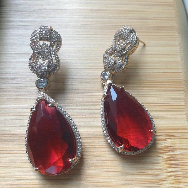 knot bilincolor fashion vintage big yellow cubic zircon earring for women, Silver
knot bilincolor fashion vintage big yellow cubic zircon earring for women, Silver