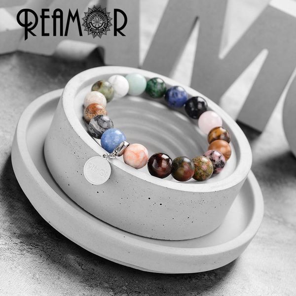 bangle reamor universe galaxy solar system natural stone bracelets star eight planets elastic beaded charm bracelet men women jewelry, Black
bangle reamor universe galaxy solar system natural stone bracelets star eight planets elastic beaded charm bracelet men women jewelry, Black