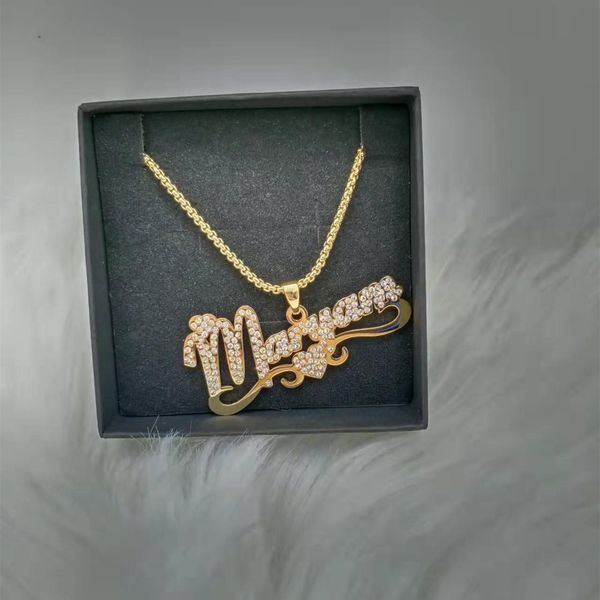 necklaces stainless steel custom name woman chain necklaces personalized pendant letter gold necklace pendant nameplate gift for women, Silver
necklaces stainless steel custom name woman chain necklaces personalized pendant letter gold necklace pendant nameplate gift for women, Silver