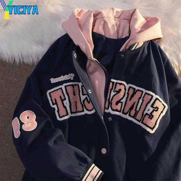 yiciya women's jackets deeptown y2k streetwear baseball women vintage aesthetic harajuku steampunk zipper hooded oversized autumn winte, Black;brown
yiciya women's jackets deeptown y2k streetwear baseball women vintage aesthetic harajuku steampunk zipper hooded oversized autumn winte, Black;brown