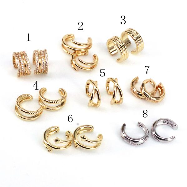 huggie 5pairs cz crystal no pierced stackable geometric for women gold brincos c shaped ear cuff cartilage earring ear clips earcuffs, Golden;silver
huggie 5pairs cz crystal no pierced stackable geometric for women gold brincos c shaped ear cuff cartilage earring ear clips earcuffs, Golden;silver