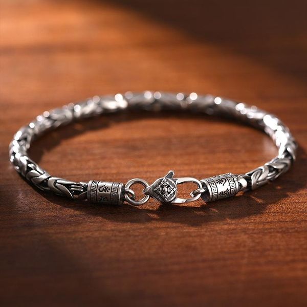 bangle handmade guochao retro ping'an pattern six word truth bracelet luxury man bracelet for men men's fashion niche hand jewelry, Black
bangle handmade guochao retro ping'an pattern six word truth bracelet luxury man bracelet for men men's fashion niche hand jewelry, Black