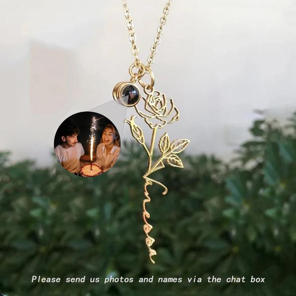 necklaces custom projection necklace personalized name necklace with birth flowers customized p necklaces memorial birthday gift, Silver
necklaces custom projection necklace personalized name necklace with birth flowers customized p necklaces memorial birthday gift, Silver