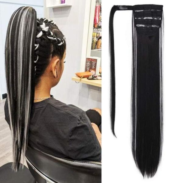 18quot long one piece ponytail straight curly wavy clip in wrap around ombre ponytail hairpieces 18quot straightnatrual colo5449047, Black
18quot long one piece ponytail straight curly wavy clip in wrap around ombre ponytail hairpieces 18quot straightnatrual colo5449047, Black