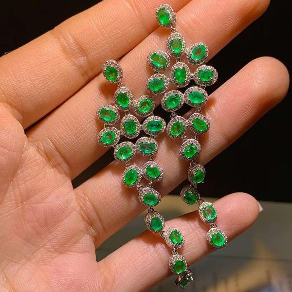 stud natural emerald 925 silver fashion earrings party essential jewelry sales with clearance sale, Golden;silver
stud natural emerald 925 silver fashion earrings party essential jewelry sales with clearance sale, Golden;silver