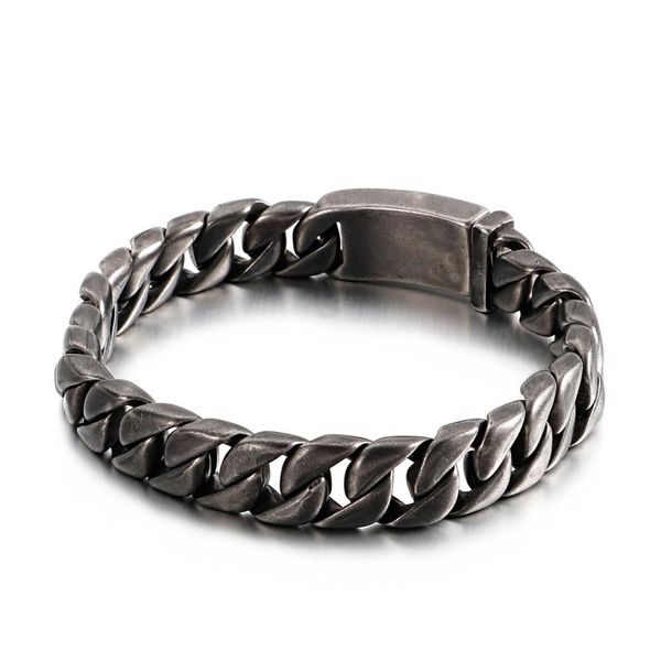 bangle kalen cuban chain 12mm width o chain silver color bracelet 316l stainless steel wristband men's fashion accessory, Black
bangle kalen cuban chain 12mm width o chain silver color bracelet 316l stainless steel wristband men's fashion accessory, Black