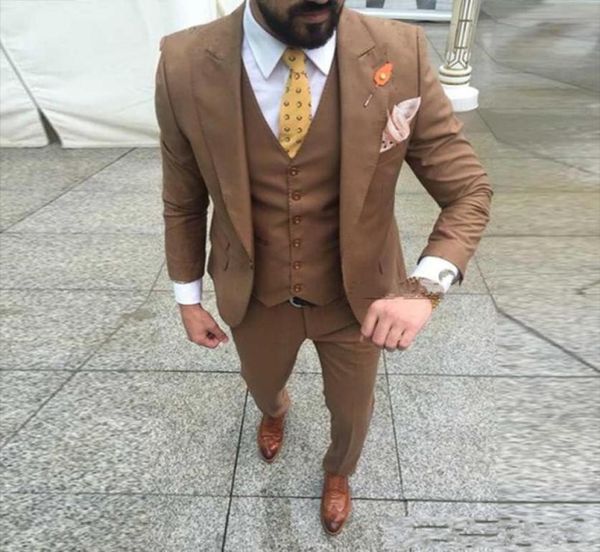 slim fit brown groom tuxedos peakl lapel groomsmen mens wedding dress excellent man jacket blazer 3 piece suitjacketpantsvestt4350898, Black;gray
slim fit brown groom tuxedos peakl lapel groomsmen mens wedding dress excellent man jacket blazer 3 piece suitjacketpantsvestt4350898, Black;gray